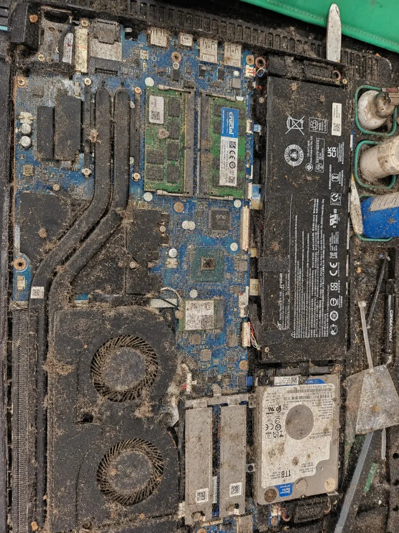 Computador antes de la mantención