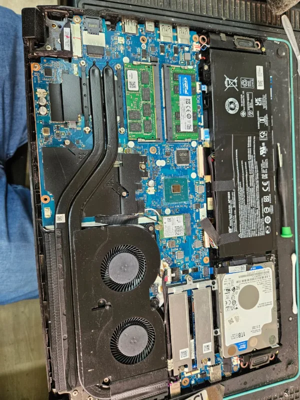 Notebook después de la mantención